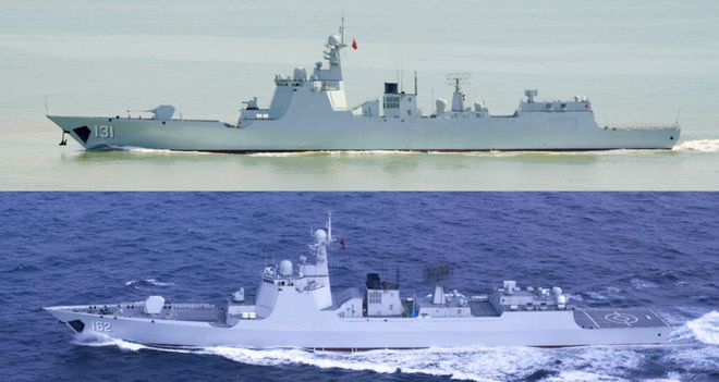 Max版正式亮相中国海军下一代驱逐舰何时亮相？k8凯发马竞赞助央视首次公开！052D型Pro(图2)